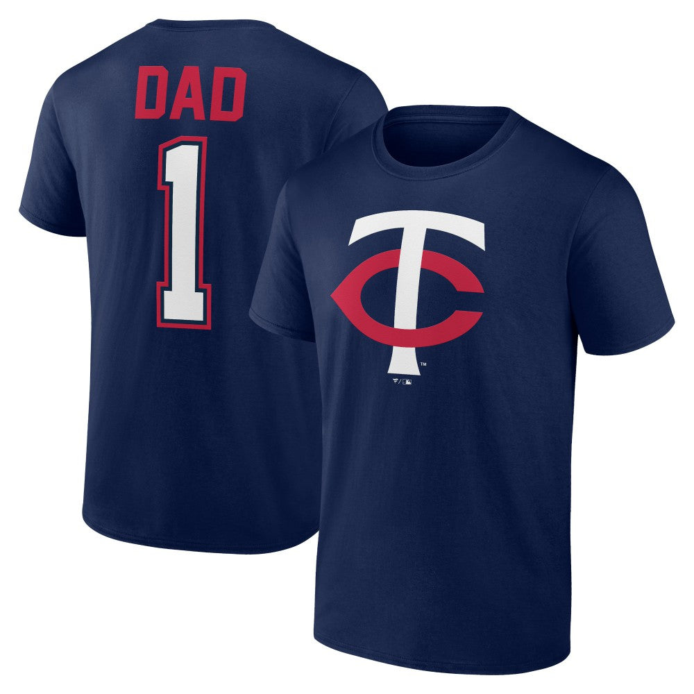 Minnesota Twins Father's Day #1 Dad T-Shirt - Navy