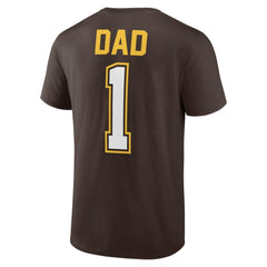 San Diego Padres Father's Day #1 Dad T-Shirt - Brown
