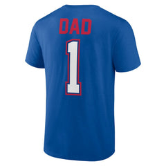 Texas Rangers Father's Day #1 Dad T-Shirt - Royal