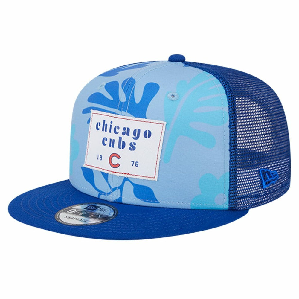 Chicago Cubs Bikini Bottom Trucker 9FIFTY Snapback Hat - Royal | New Era