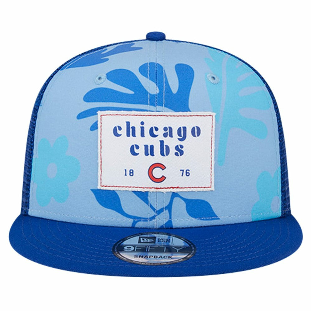 Chicago Cubs Bikini Bottom Trucker 9FIFTY Snapback Hat - Royal | New Era