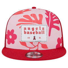 Los Angeles Angels Bikini Bottom Trucker 9FIFTY Snapback Hat - Red | New Era