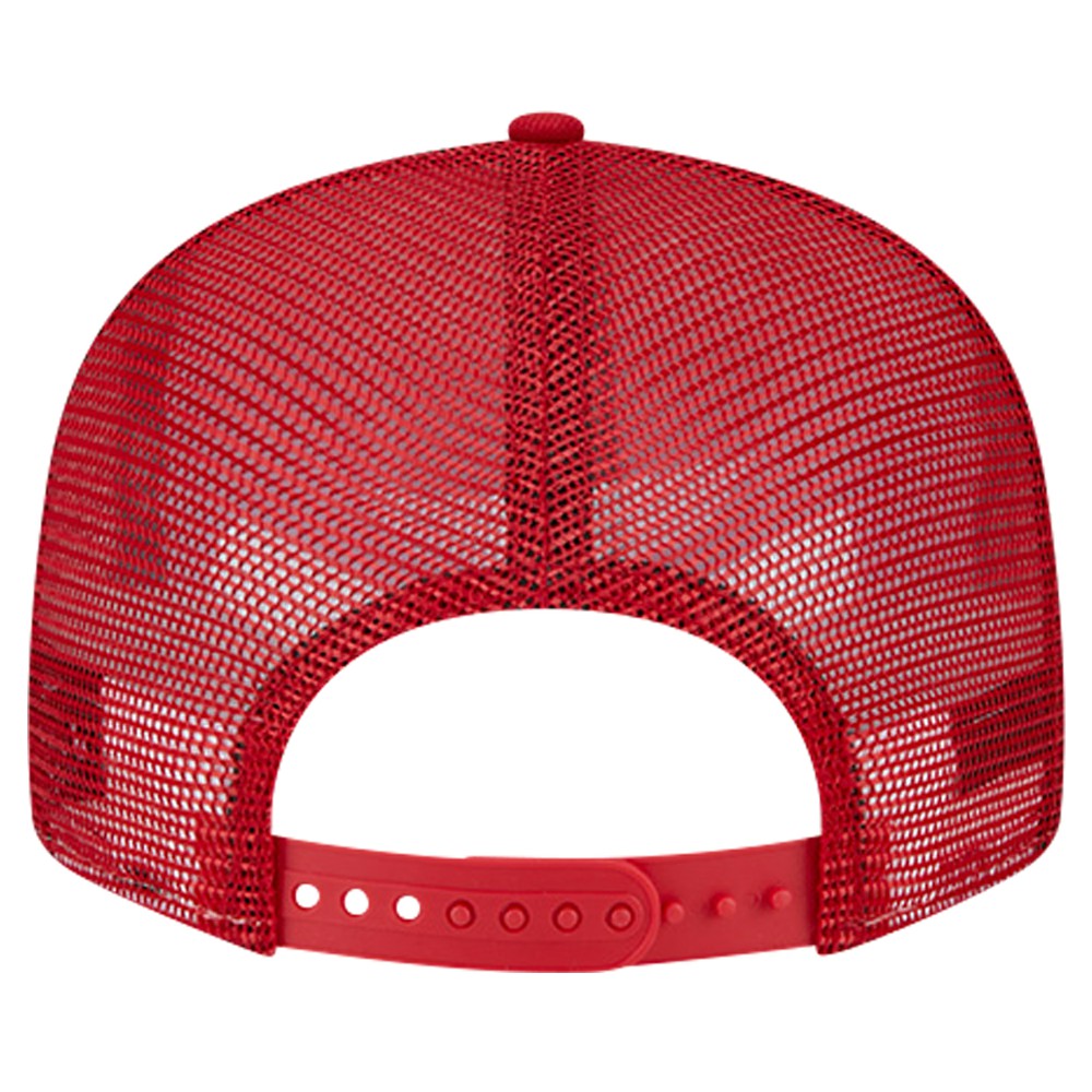 Los Angeles Angels Bikini Bottom Trucker 9FIFTY Snapback Hat - Red | New Era