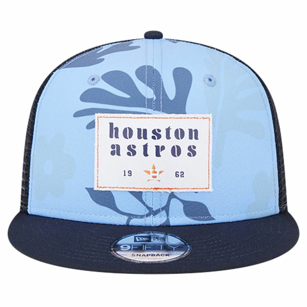 Houston Astros Bikini Bottom Trucker 9FIFTY Snapback Hat - Navy | New Era
