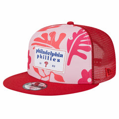 Philadelphia Phillies Bikini Bottom Trucker 9FIFTY Snapback Hat - Red | New Era