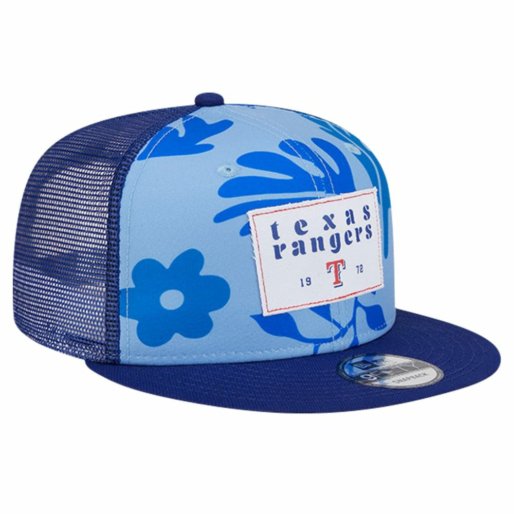 Texas Rangers Bikini Bottom Trucker 9FIFTY Snapback Hat - Royal | New Era