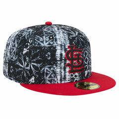 St. Louis Cardinals Sands 59FIFTY Fitted Hat - Black | New Era