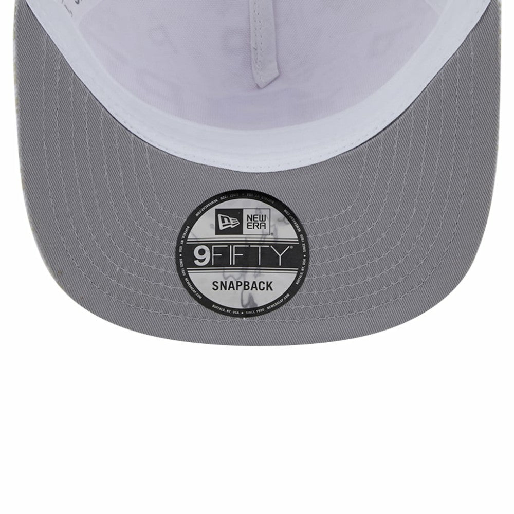 Pittsburgh Pirates Logo Dunes A-Frame Trucker 9FIFTY Snapback Hat - White | New Era