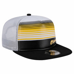 Pittsburgh Pirates Team Horizon 9FIFTY A-Frame Trucker Snapback Hat - Black | New Era