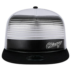 Chicago White Sox Team Horizon 9FIFTY A-Frame Trucker Snapback Hat - Black | New Era