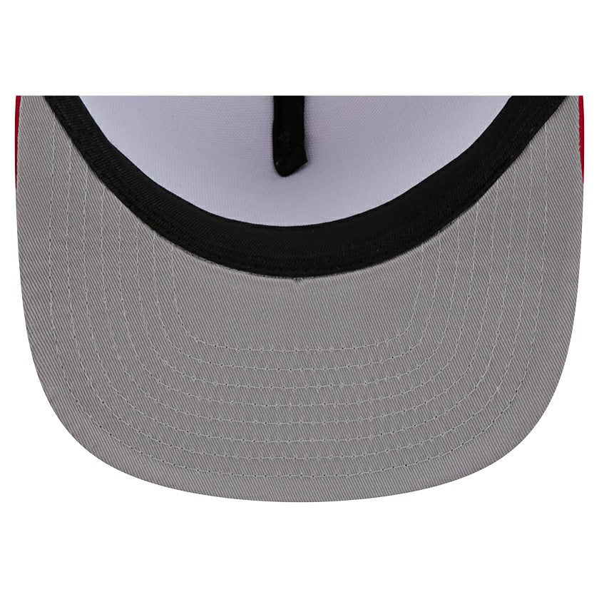 Los Angeles Angels Team Horizon 9FIFTY A-Frame Trucker Snapback Hat - Red | New Era