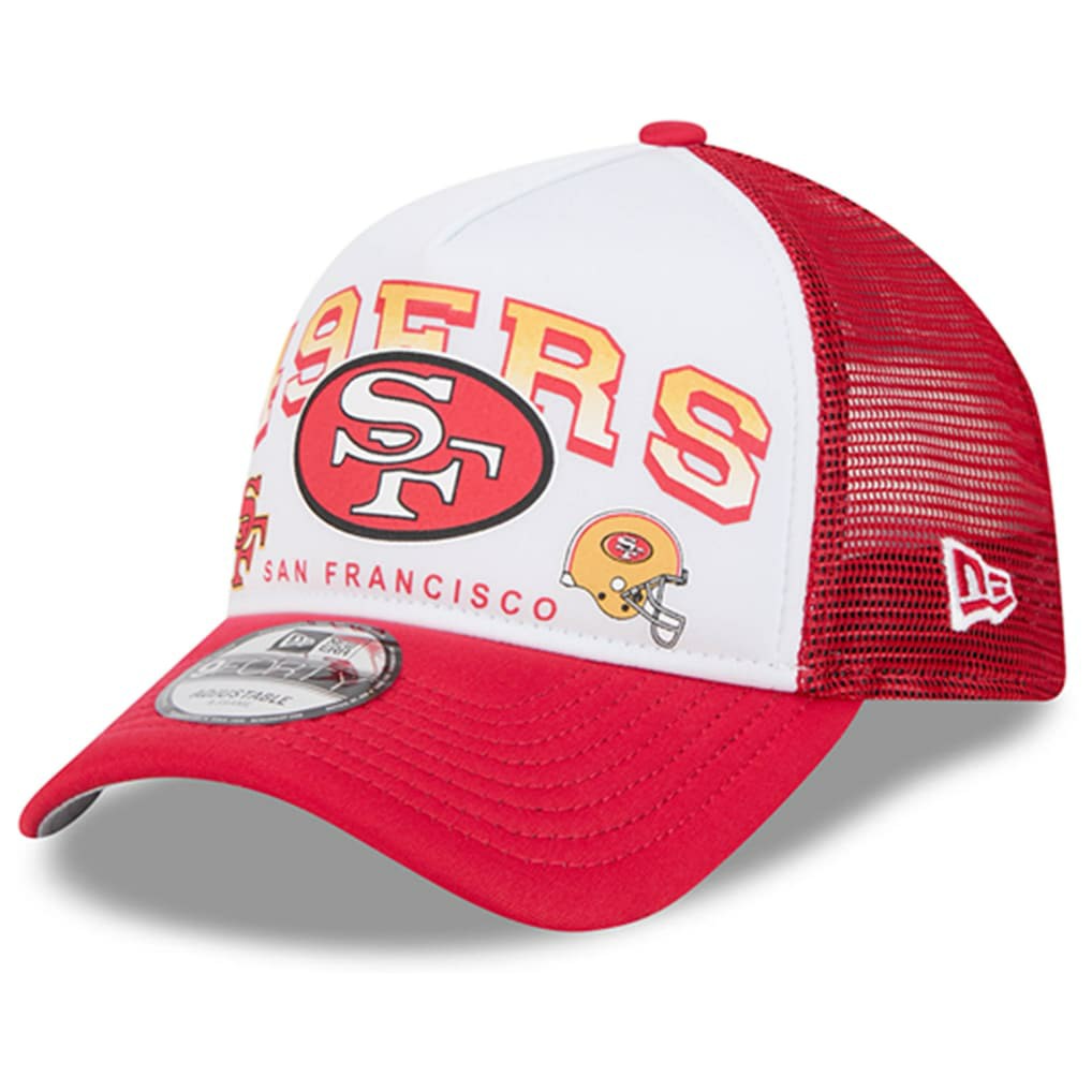 NFL San Francisco 49ers Retro Wordmark A-Frame 9FORTY Adjustable Hat
