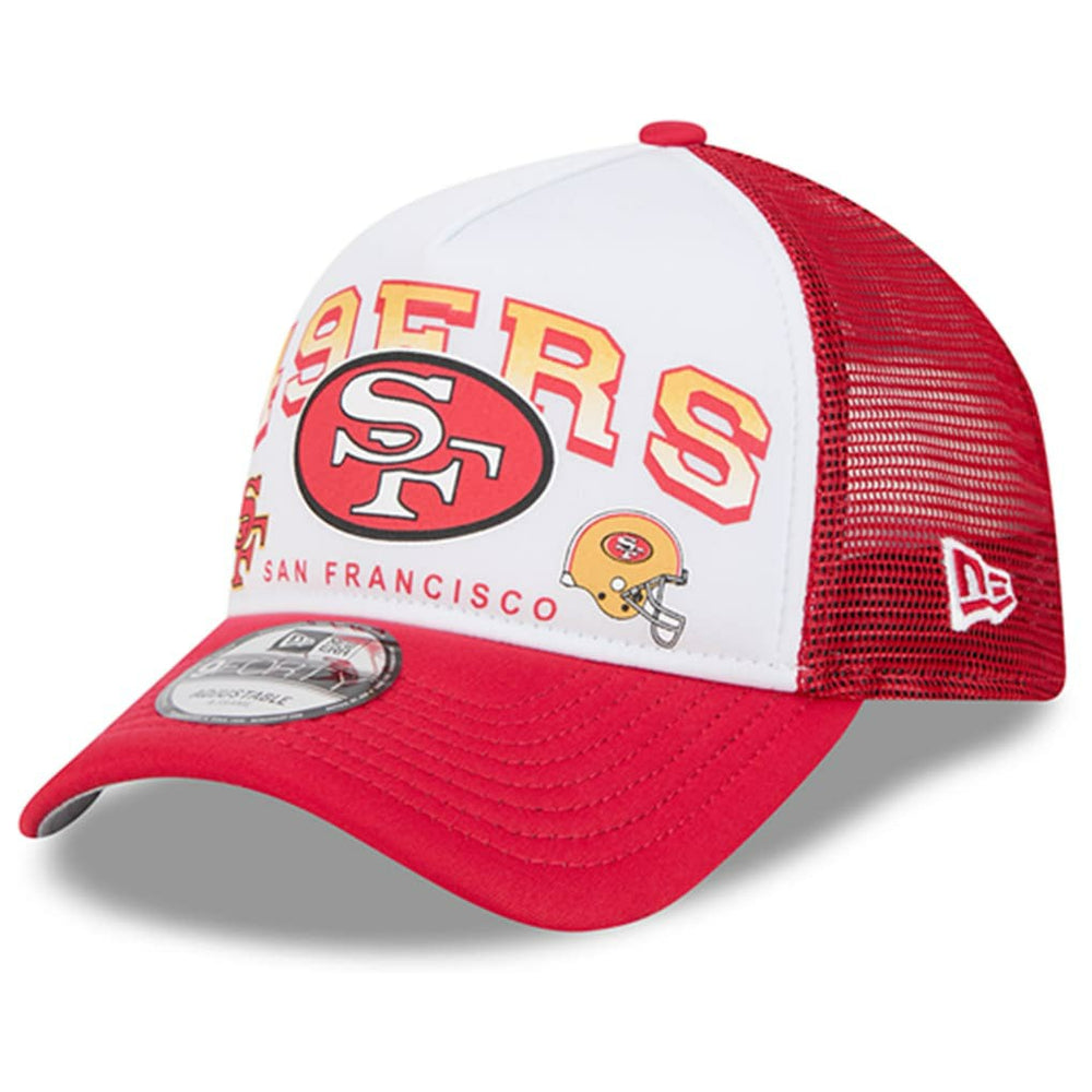 NFL San Francisco 49ers Retro Wordmark A-Frame 9FORTY Adjustable Hat