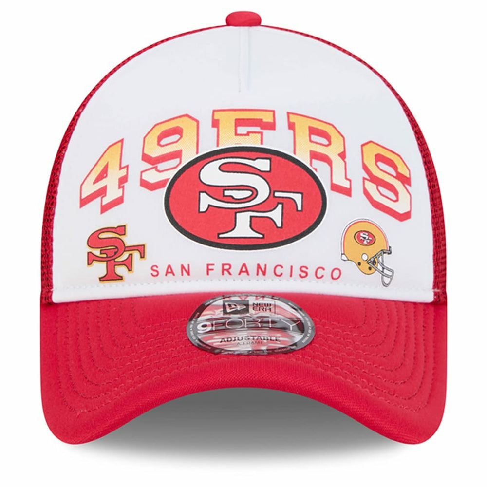 NFL San Francisco 49ers Retro Wordmark A-Frame 9FORTY Adjustable Hat