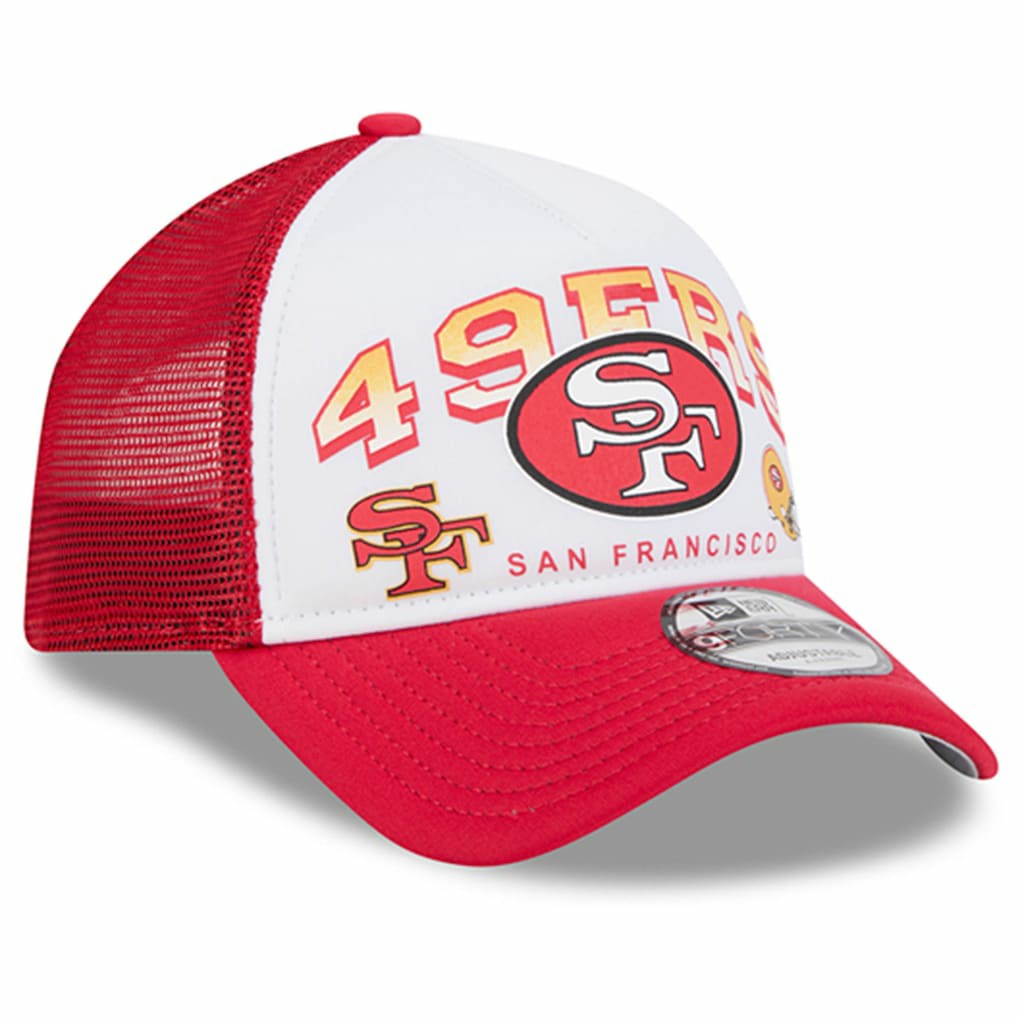 NFL San Francisco 49ers Retro Wordmark A-Frame 9FORTY Adjustable Hat