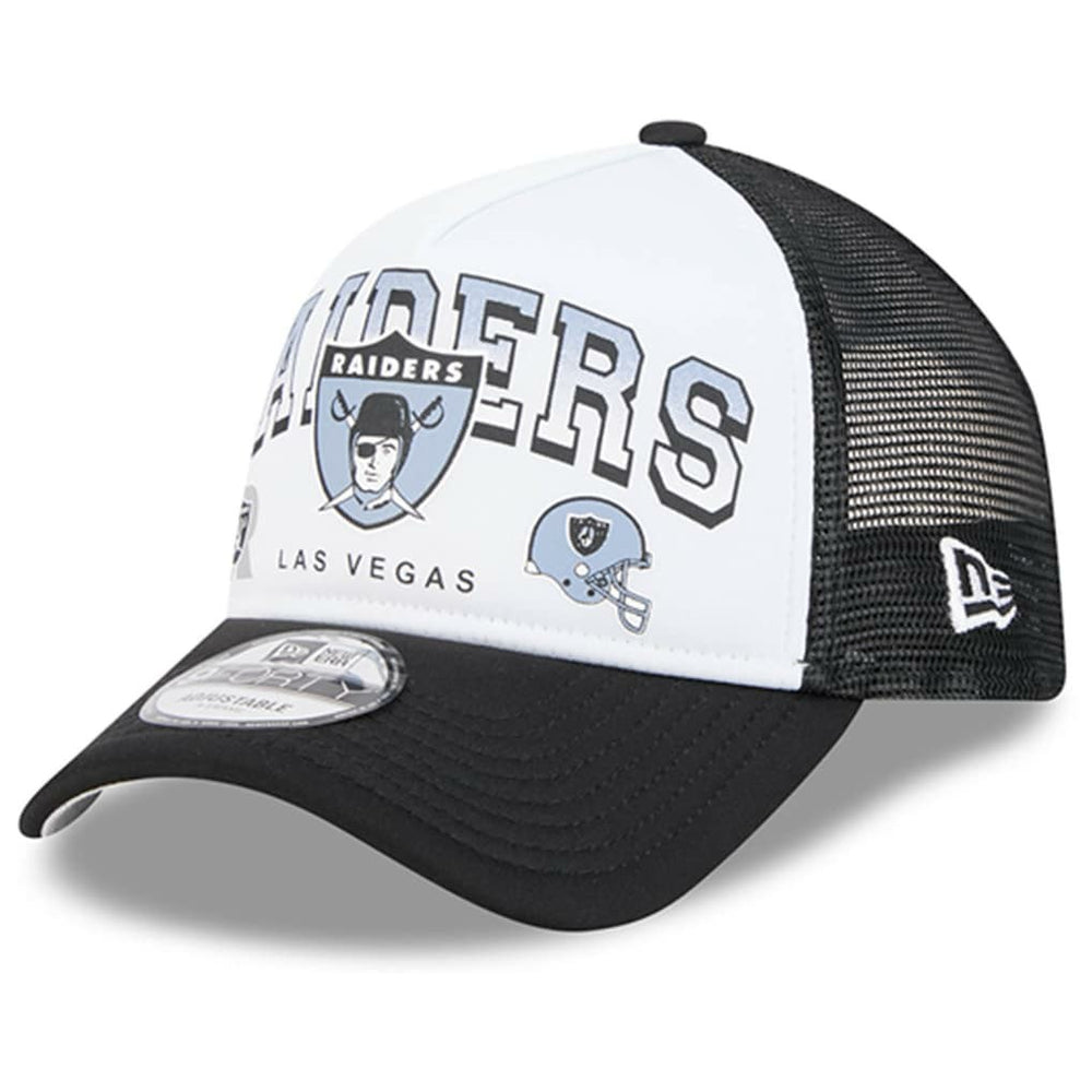 NFL Las Vegas Raiders Retro Wordmark A-Frame 9FORTY Adjustable Hat