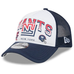 NFL New York Giants Retro Wordmark A-Frame 9FORTY Adjustable Hat