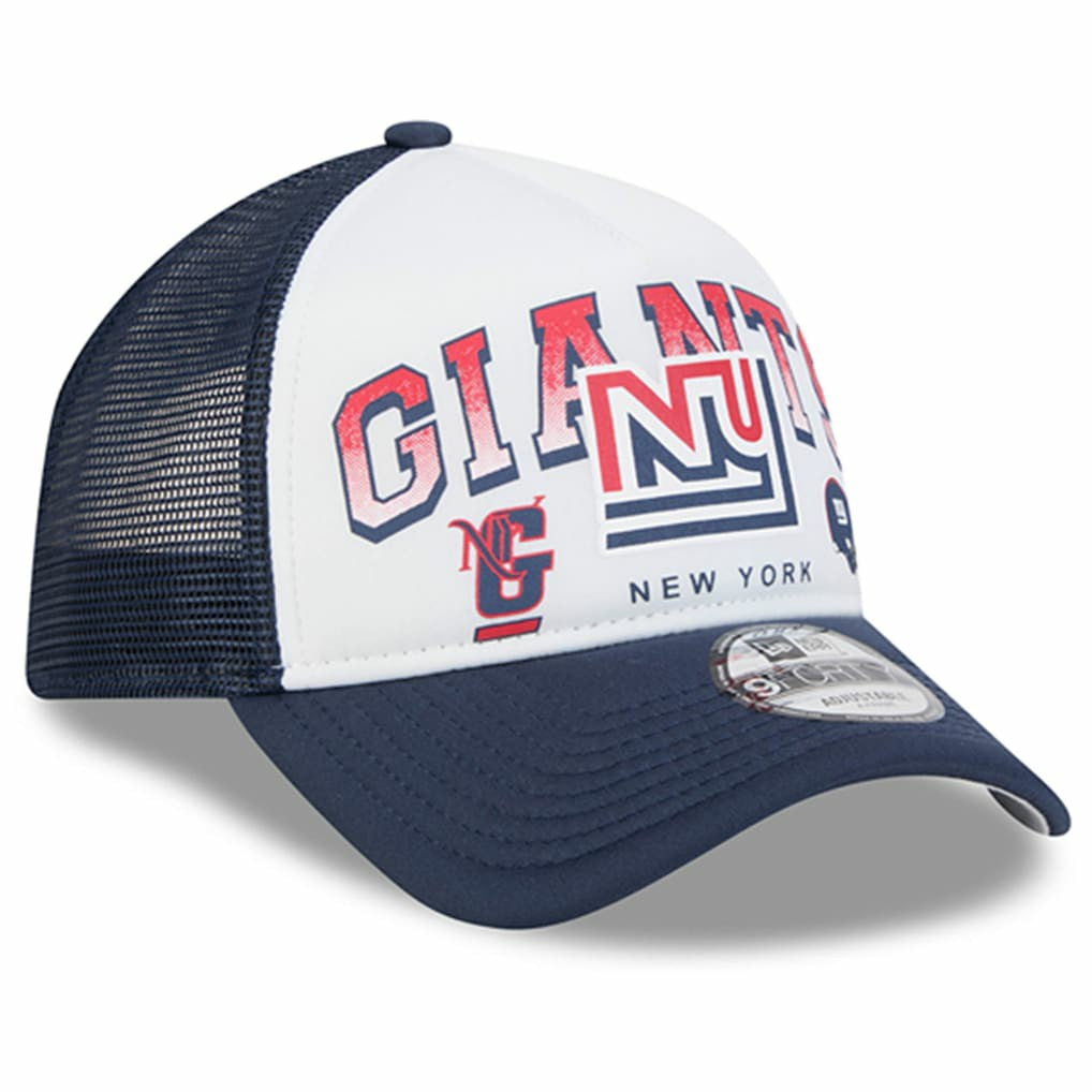 NFL New York Giants Retro Wordmark A-Frame 9FORTY Adjustable Hat