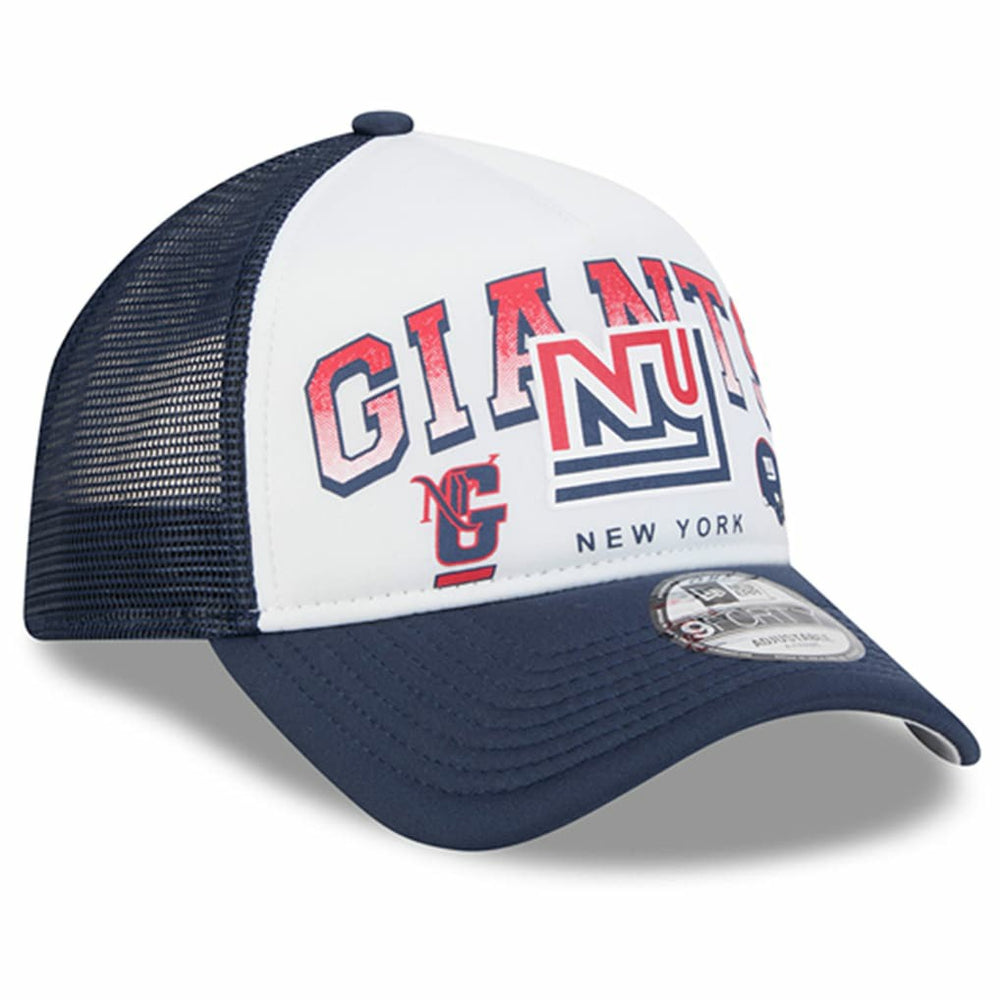 NFL New York Giants Retro Wordmark A-Frame 9FORTY Adjustable Hat