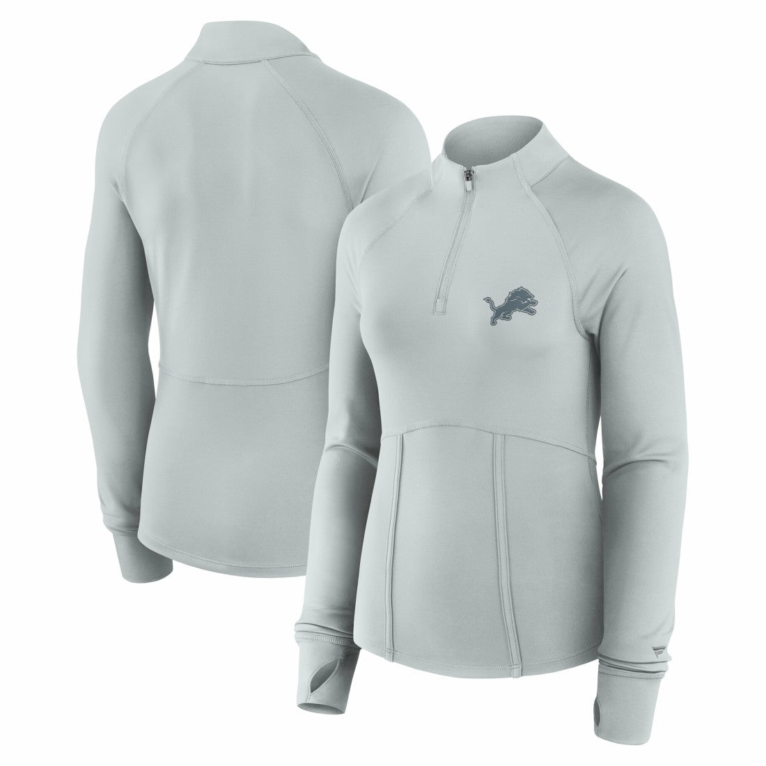 NFL Detroit Lions Women's Elements Raglan Quarter-Zip Jacket