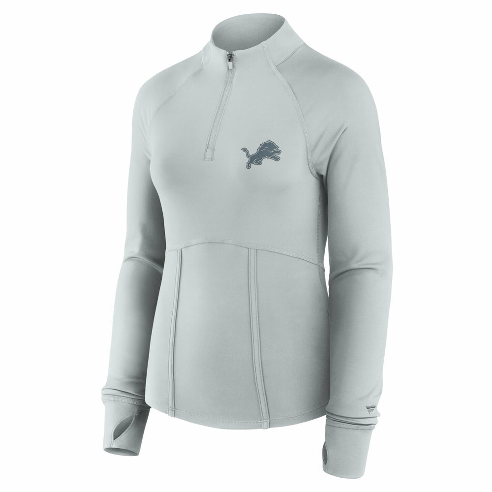 NFL Detroit Lions Women's Elements Raglan Quarter-Zip Jacket