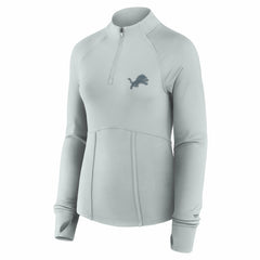 NFL Detroit Lions Women's Elements Raglan Quarter-Zip Jacket