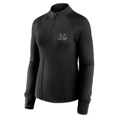 NFL Cincinnati Bengals Women's Elements Raglan Quarter-Zip Jacket