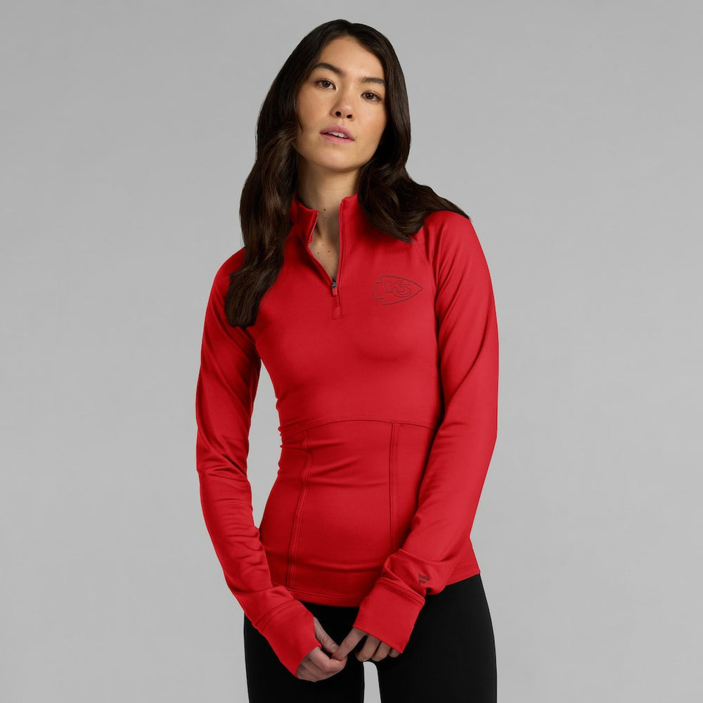 NFL Kansas City Chiefs Women's Elements Quarter-Zip Jacket