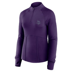 NFL Minnesota Vikings Women's Elements Raglan Quarter-Zip Jacket