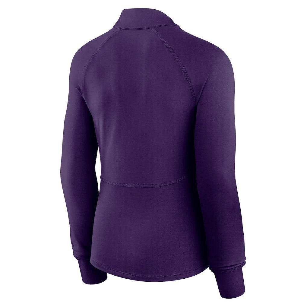 NFL Minnesota Vikings Women's Elements Raglan Quarter-Zip Jacket