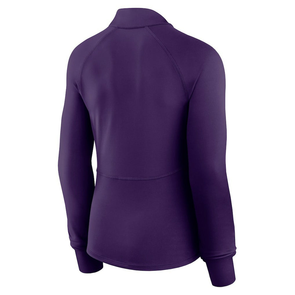 NFL Minnesota Vikings Women's Elements Raglan Quarter-Zip Jacket