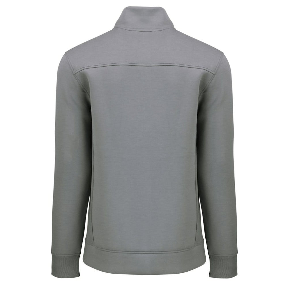 St. Louis Cardinals Cutter & Buck Cooperstown Collection Roam Eco Recycled Quarter-Zip Pullover - Gray