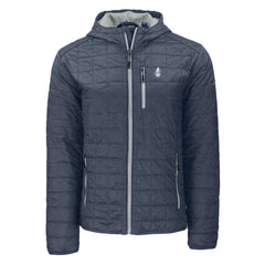 Chicago Cubs Cutter & Buck Cooperstown Collection Rainier Primaloft Eco Full-Zip Hooded Jacket - Anthracite