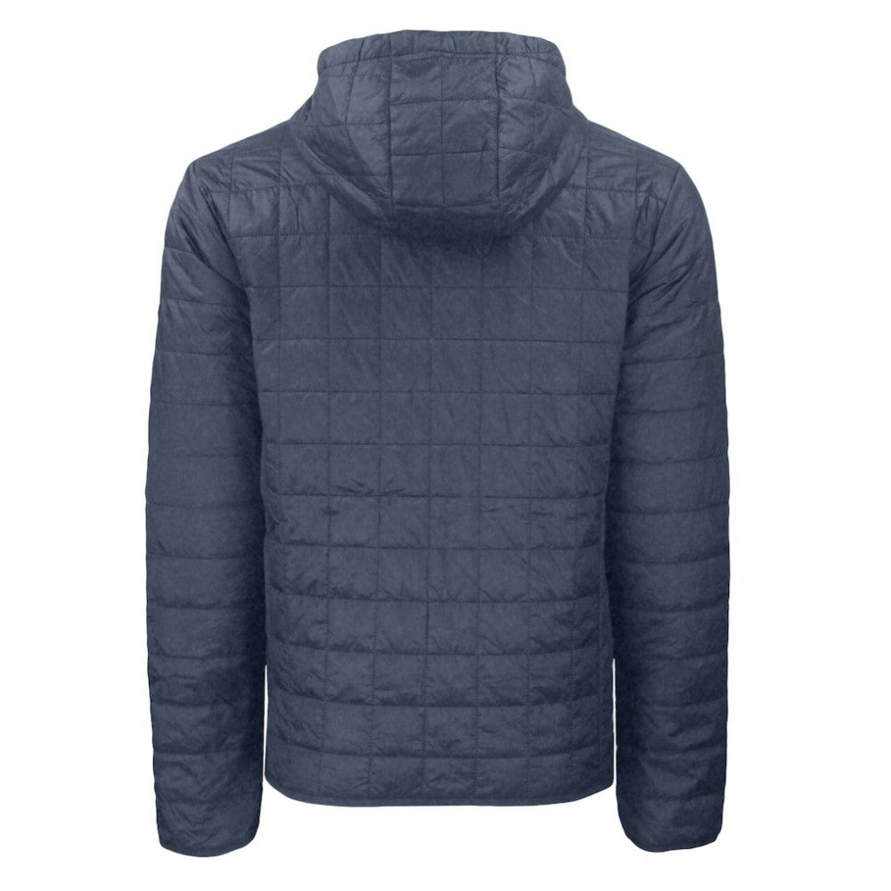 Chicago Cubs Cutter & Buck Cooperstown Collection Rainier Primaloft Eco Full-Zip Hooded Jacket - Anthracite