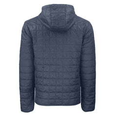 Chicago Cubs Cutter & Buck Cooperstown Collection Rainier Primaloft Eco Full-Zip Hooded Jacket - Anthracite