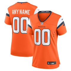 NFL Denver Broncos Women's Mile High Collection Custom Game Jersey