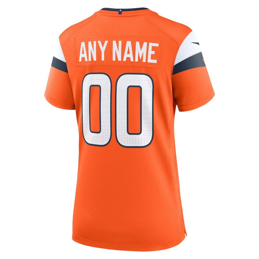 NFL Denver Broncos Women's Mile High Collection Custom Game Jersey