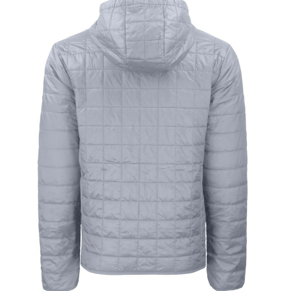 Detroit Tigers Cutter & Buck Rainier Primaloft Eco Full-Zip Hooded Jacket - Gray