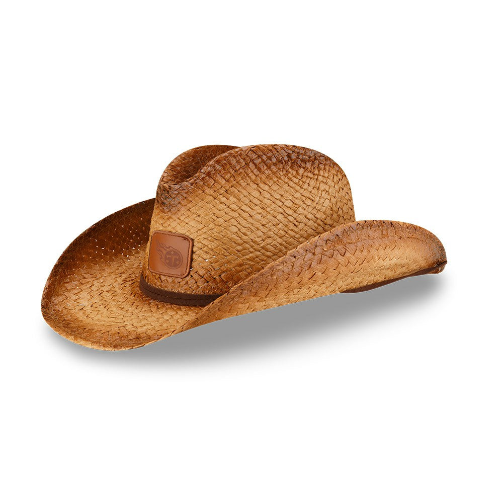 NFL Tennessee Titans Unisex Dutton Curved Brim Straw Hat