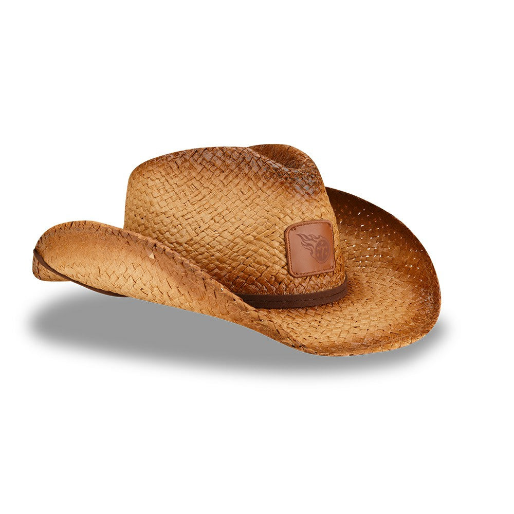 NFL Tennessee Titans Unisex Dutton Curved Brim Straw Hat