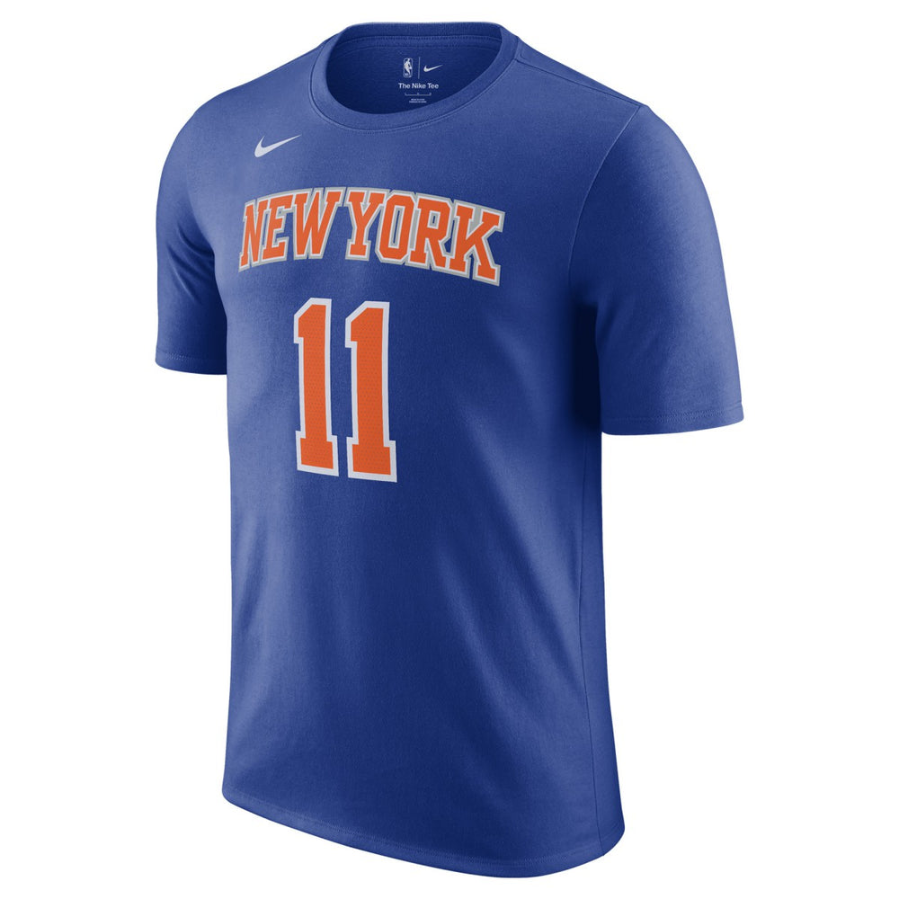 Jalen Brunson New York Knicks Icon Edition Name & Number T-Shirt - Blue | Nike cheap