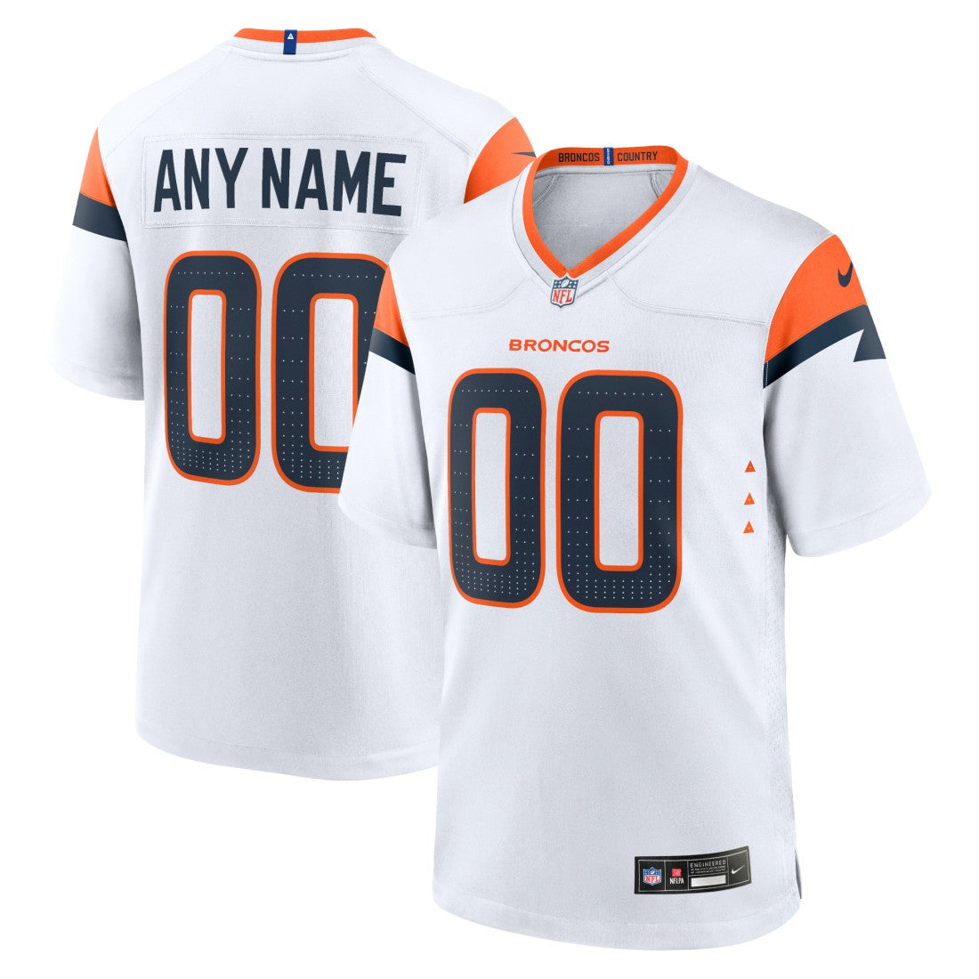 NFL Denver Broncos Mile High Collection Custom Game Jersey