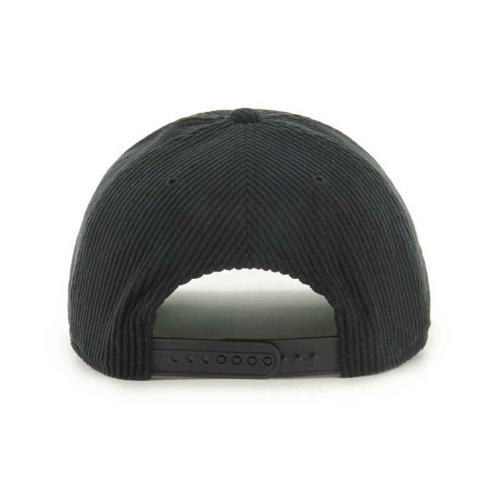 Pittsburgh Pirates Corduroy Hitch Adjustable Hat - Black | 47 brand