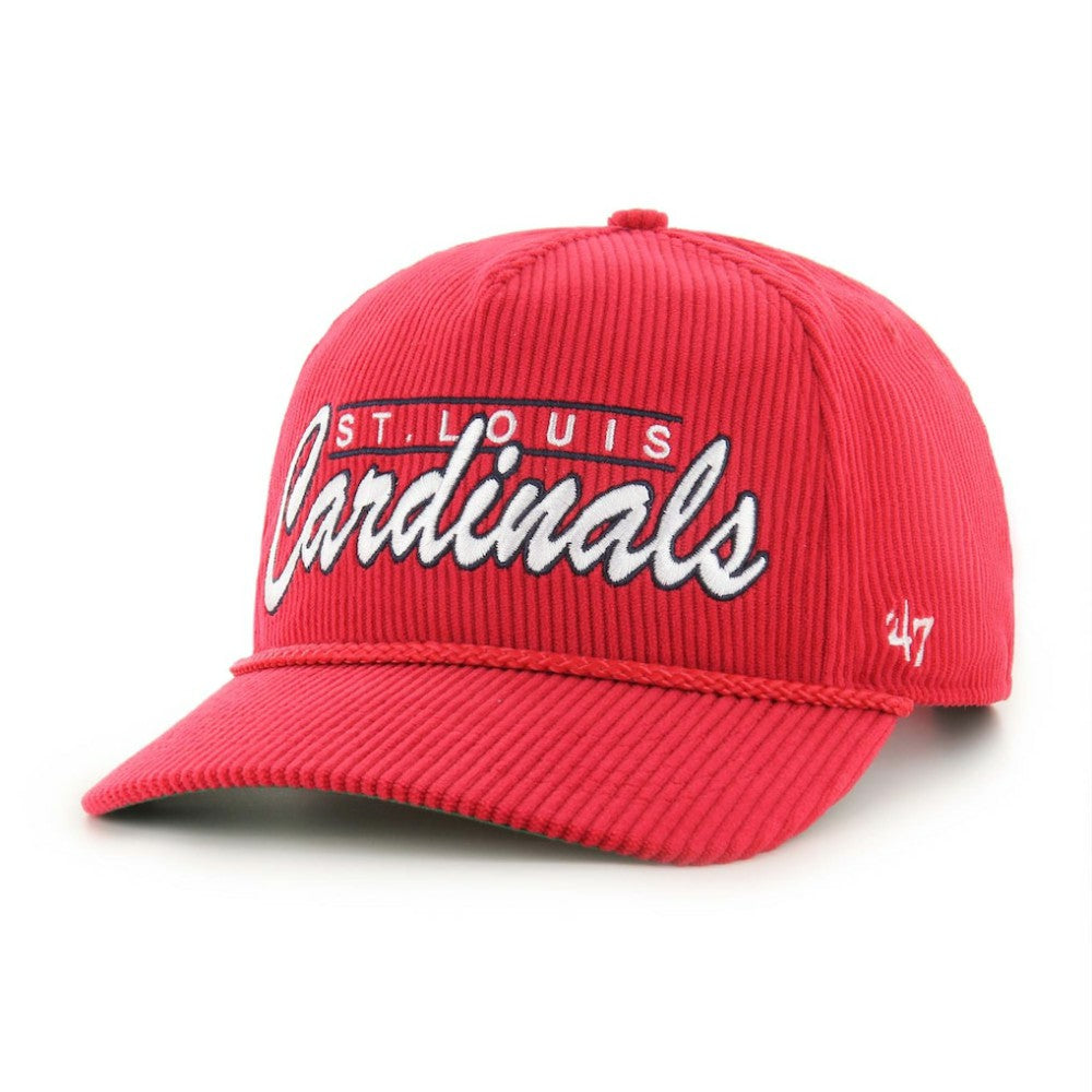 St. Louis Cardinals Corduroy Hitch Adjustable Hat - Red | 47 brand