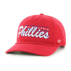 Philadelphia Phillies Corduroy Hitch Adjustable Hat - Red | 47 brand