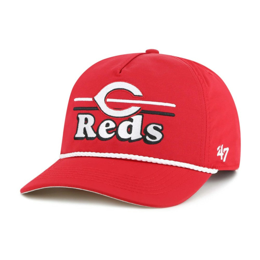 Cincinnati Reds Campscape Hitch Adjustable Hat - Red | 47 brand