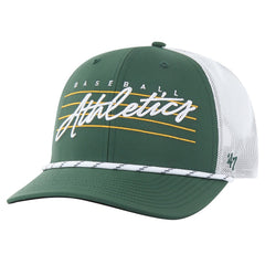Athletics Downburst Trucker Adjustable Hat - Green | 47 brand