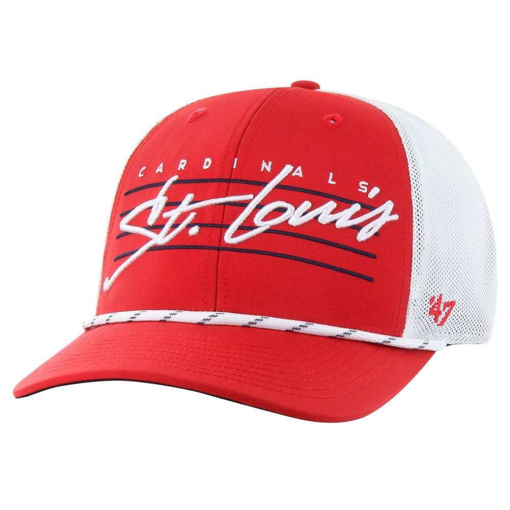 St. Louis Cardinals Downburst Trucker Adjustable Hat - Red | 47 brand