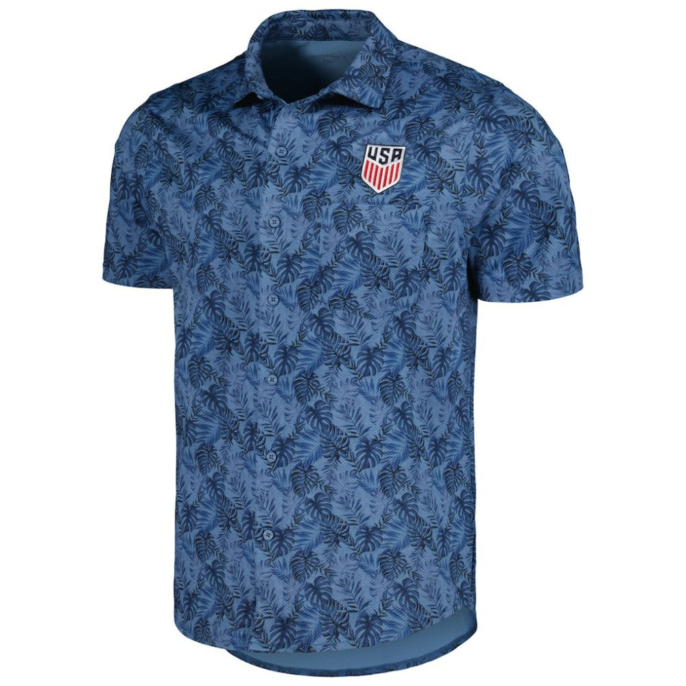 USMNT Antigua Resort Button-Up Shirt / Soccer Sale