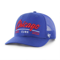 Chicago Cubs Garner Trucker Adjustable Hat - Royal | 47 brand